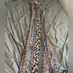 Printed flared pants